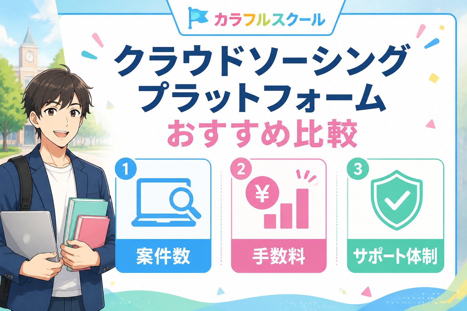副業・クリエイター クラウドソーシングプラットフォームおすすめ比較