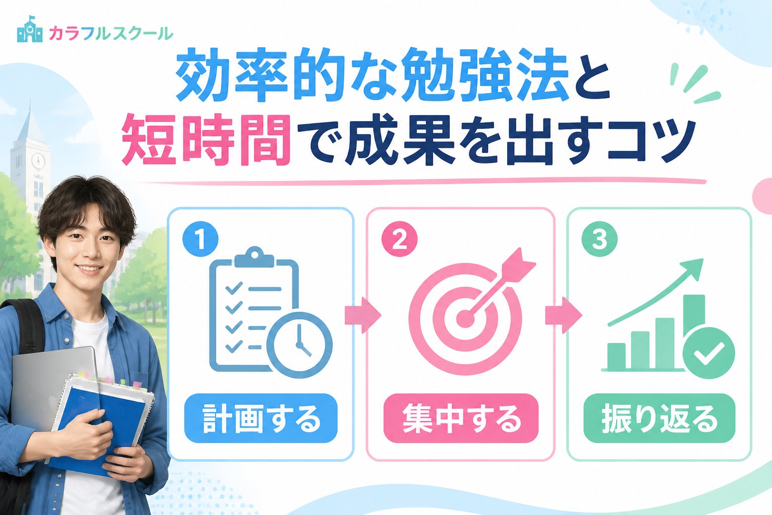 大学生活・新生活 効率的な勉強法と短時間で成果を出すコツ