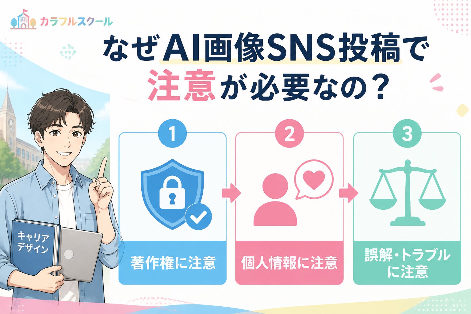 AI画像生成 なぜAI画像SNS投稿で注意が必要なの?