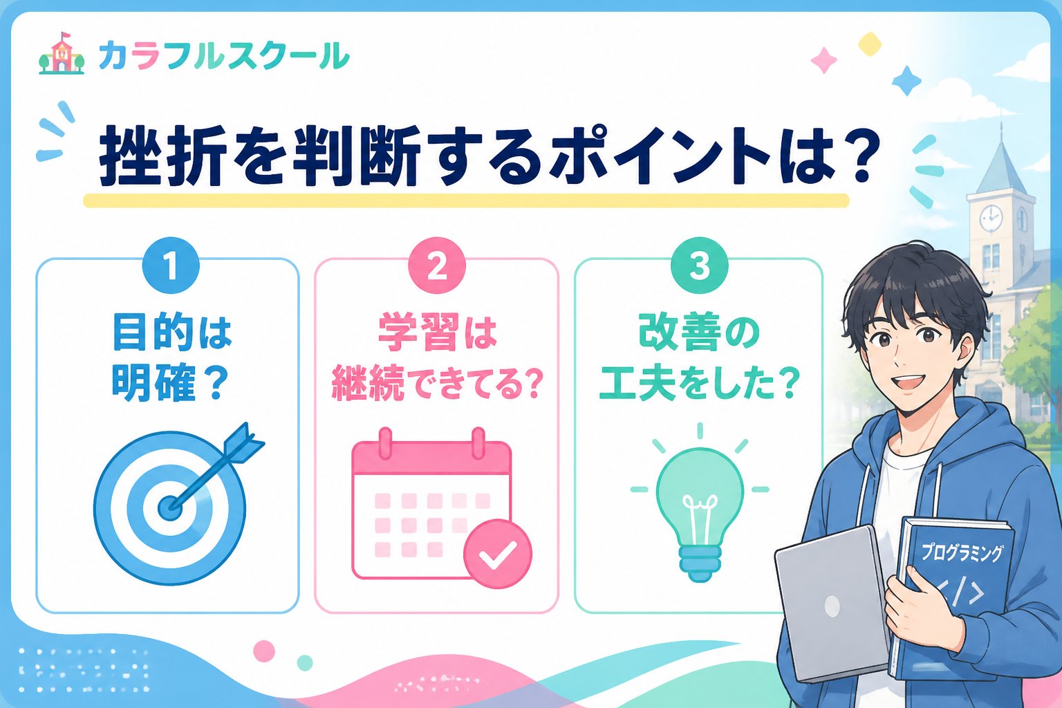 プログラミング学習 挫折を判断するポイントは?