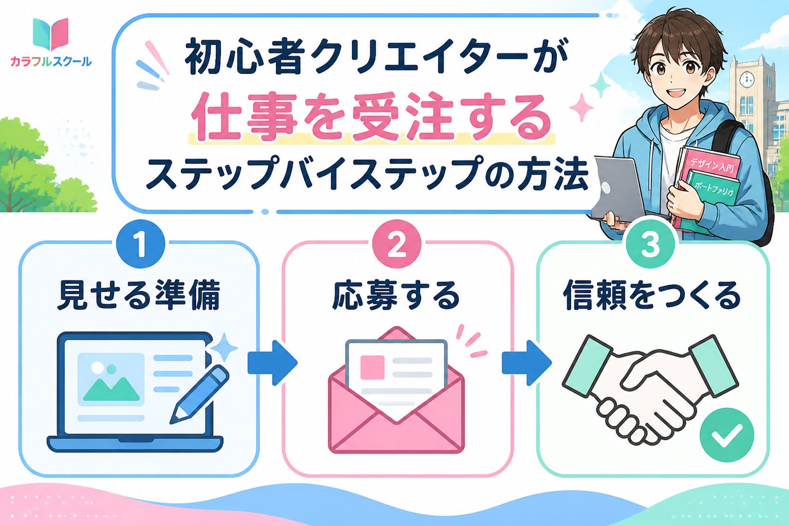 副業・クリエイター 初心者クリエイターが仕事を受注するステップバイステップの方法