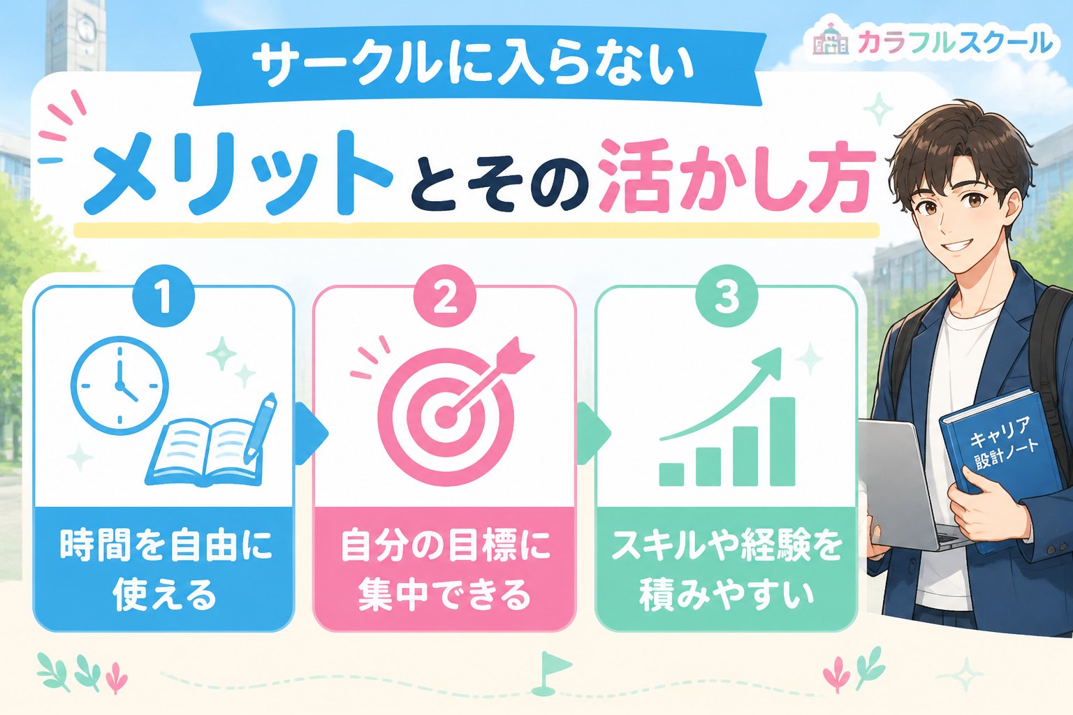 大学生活・新生活 サークルに入らないメリットとその活かし方