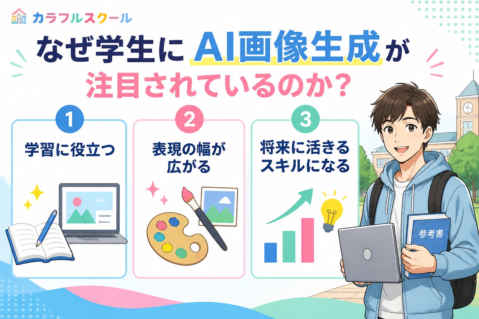 AI画像生成 なぜ学生にAI画像生成が注目されているのか?