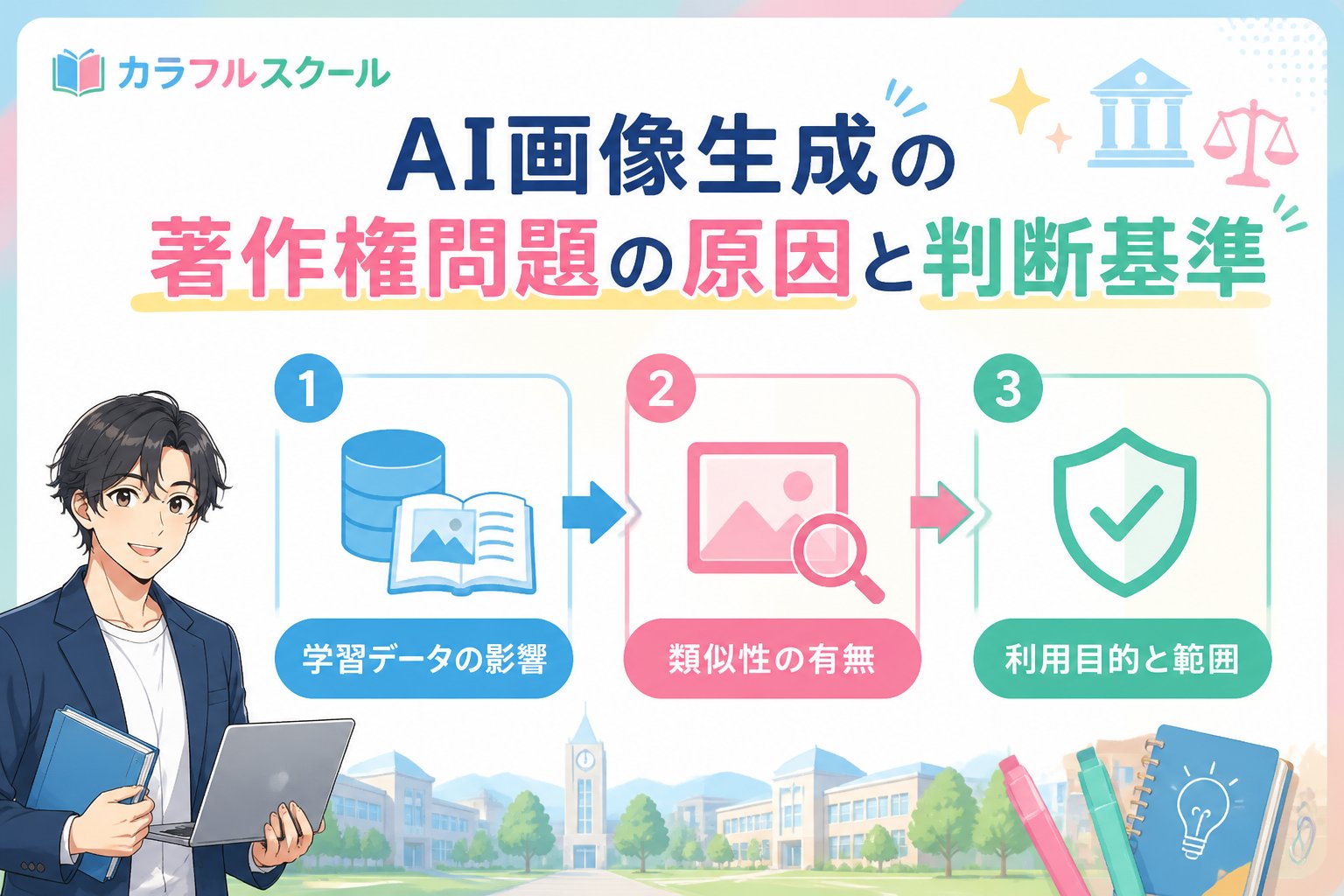 AI画像生成 AI画像生成の著作権問題の原因と判断基準