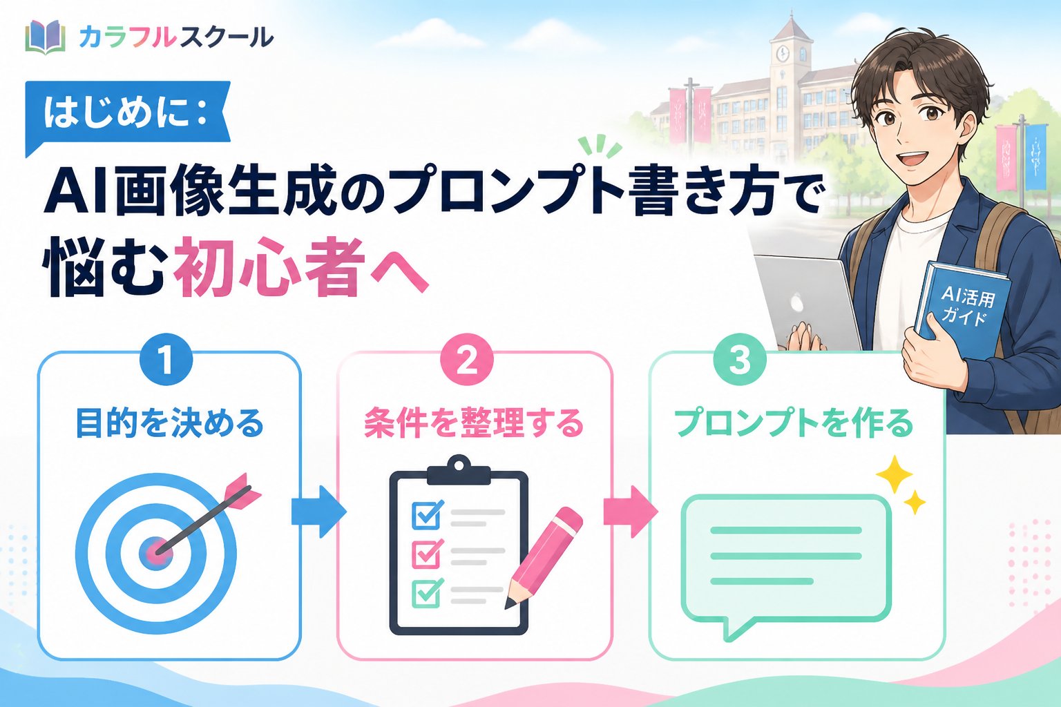 AI画像生成 はじめに：AI画像生成のプロンプト書き方で悩む初心者へ