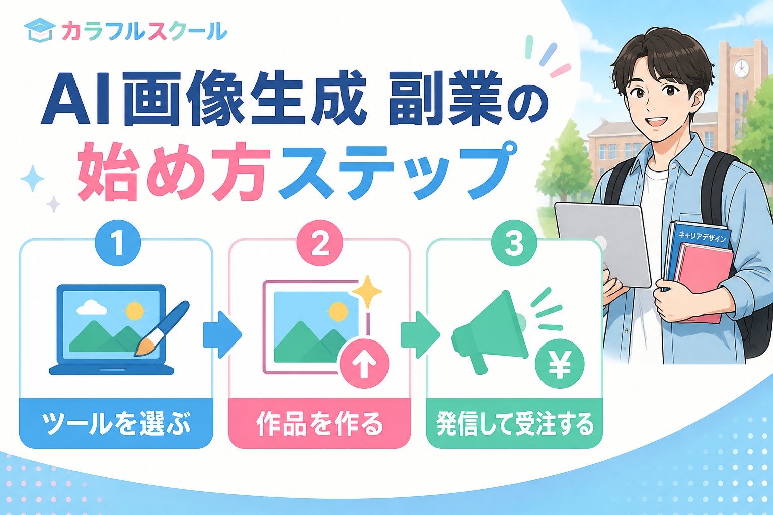 AI画像生成 AI画像生成副業の始め方ステップ