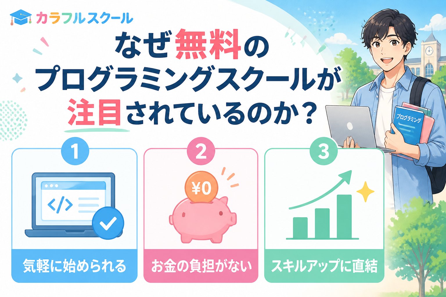 プログラミング学習 なぜ無料のプログラミングスクールが注目されているのか？