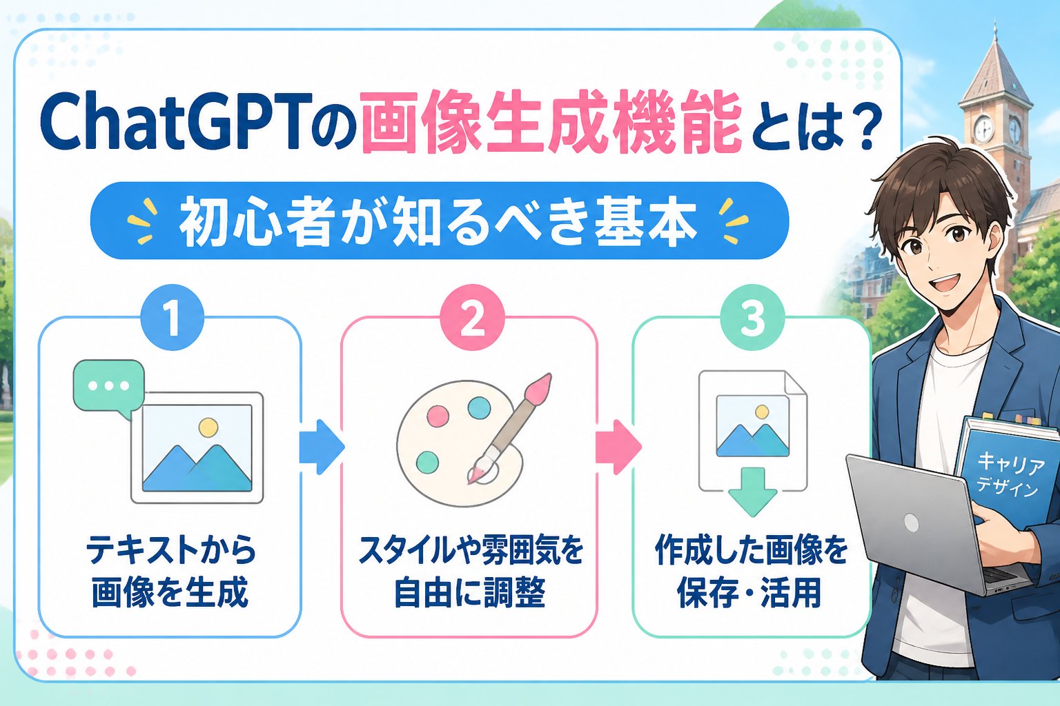 AI画像生成 ChatGPTの画像生成機能とは?初心者が知るべき基本