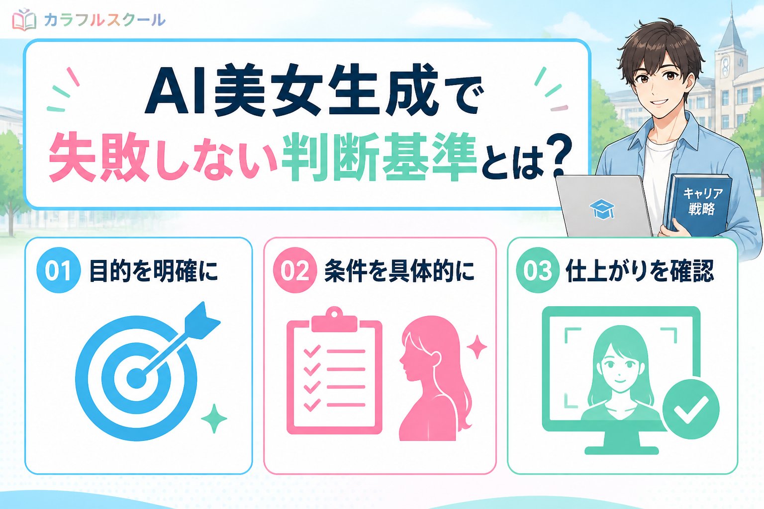 AI画像生成 AI美女生成で失敗しない判断基準とは？