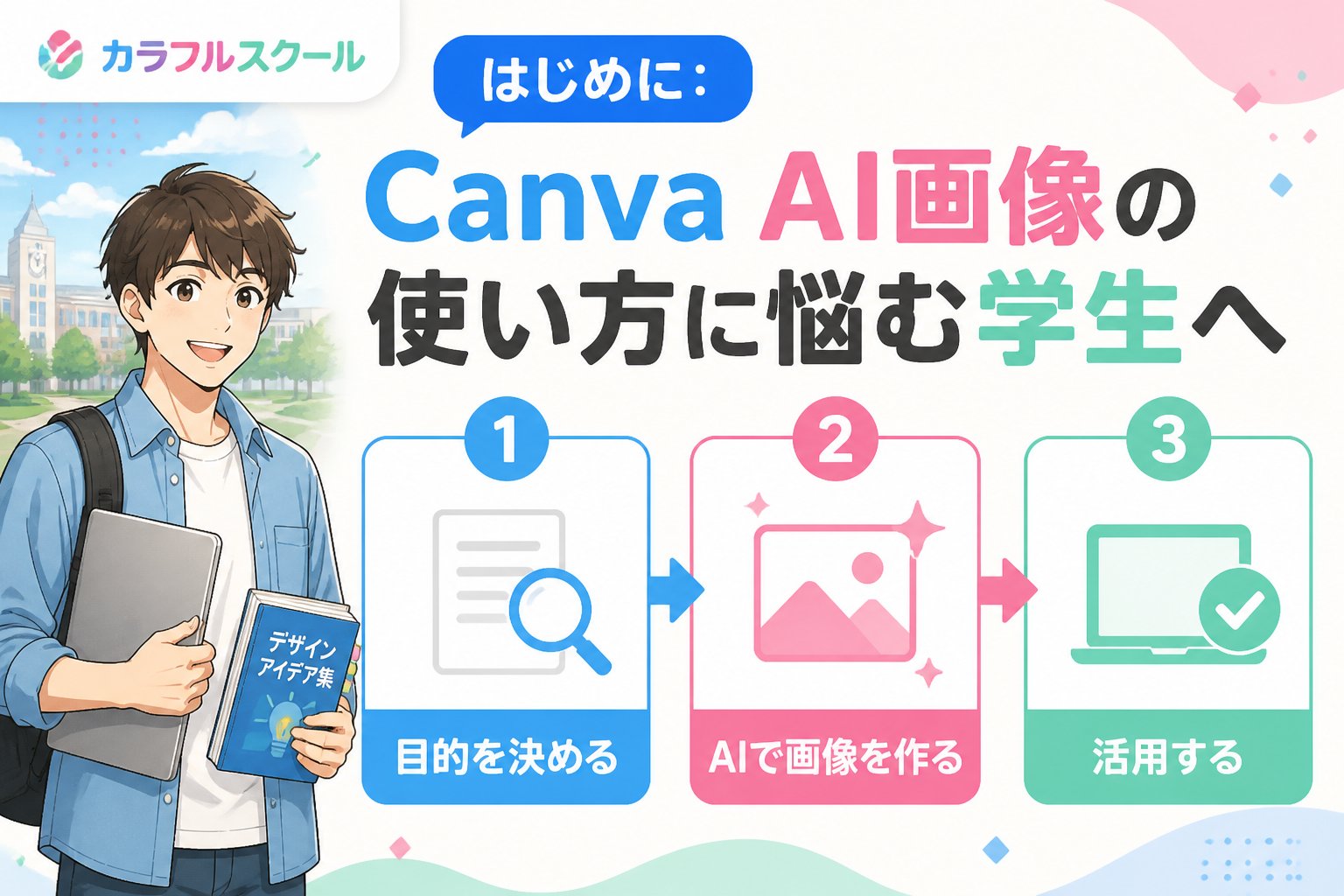 AI画像生成 はじめに:Canva AI画像の使い方に悩む学生へ