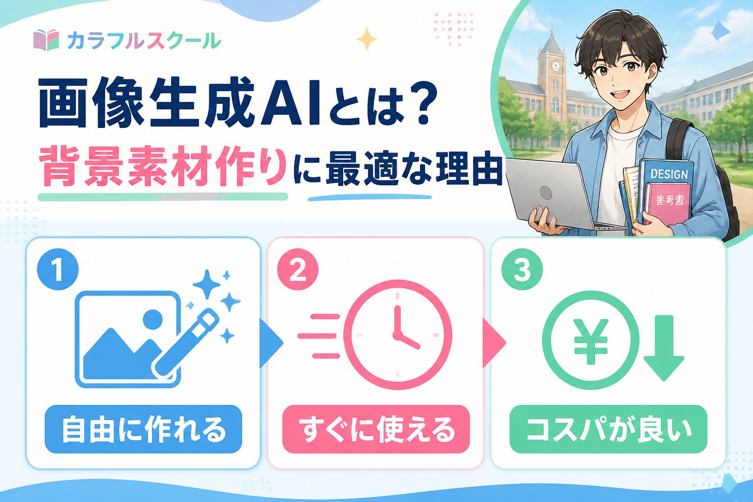 AI画像生成 画像生成AIとは？背景素材作りに最適な理由