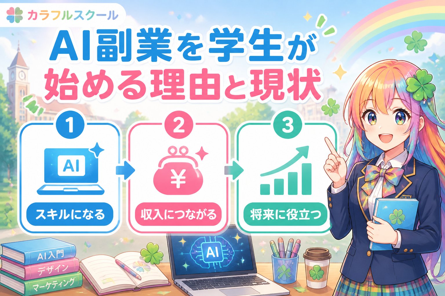 副業・クリエイター AI副業を学生が始める理由と現状