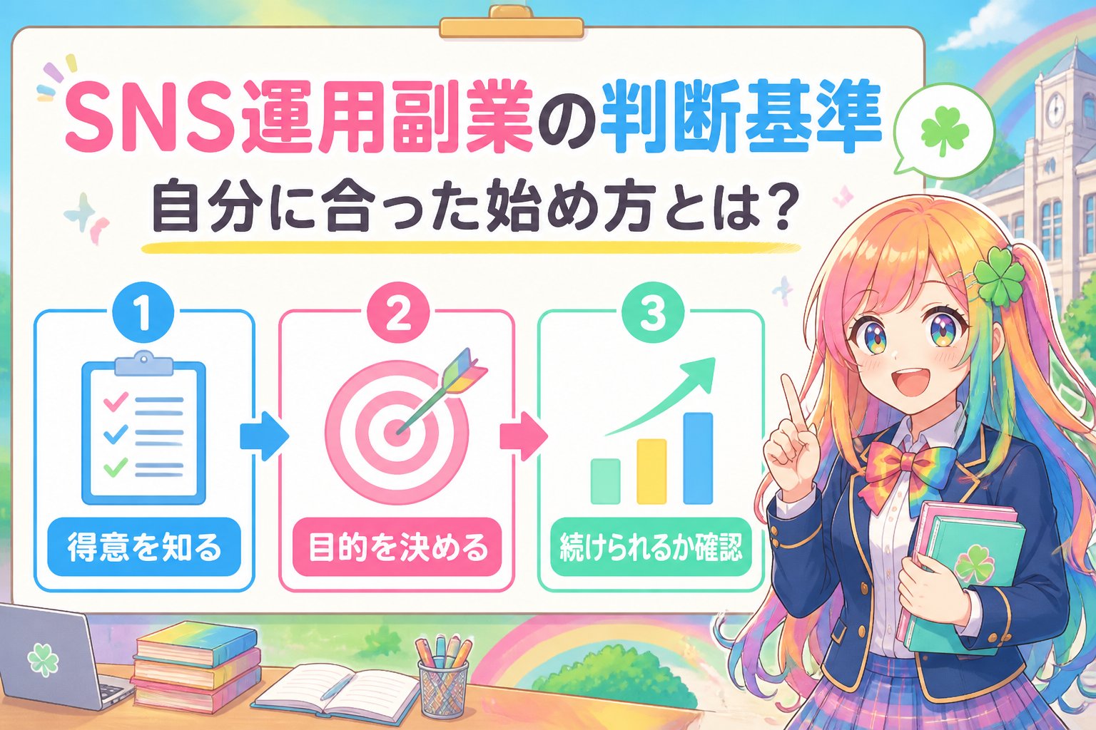副業・クリエイター SNS運用副業の判断基準｜自分に合った始め方とは？