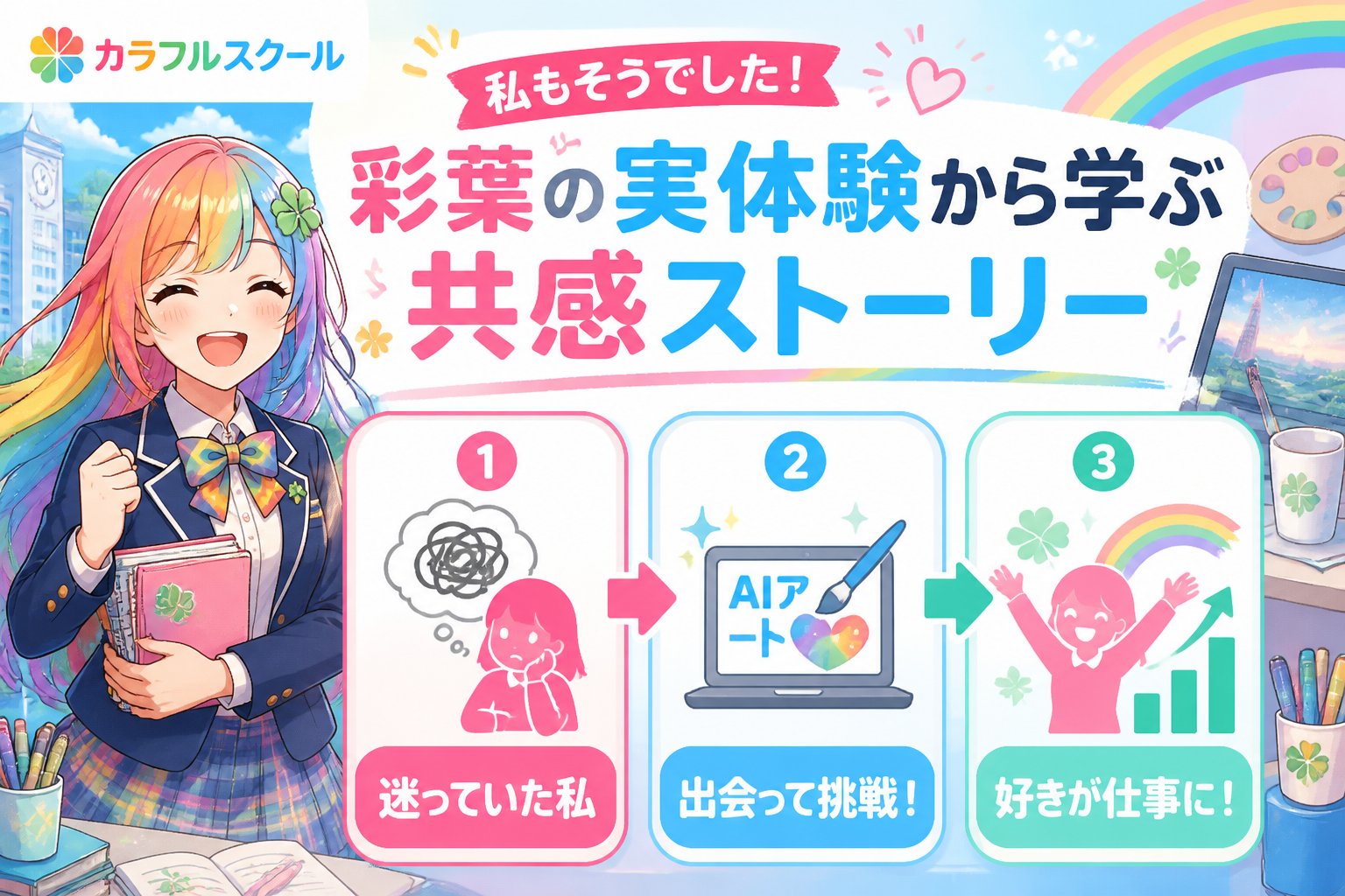 副業・クリエイター 私もそうでした！彩葉の実体験から学ぶ共感ストーリー