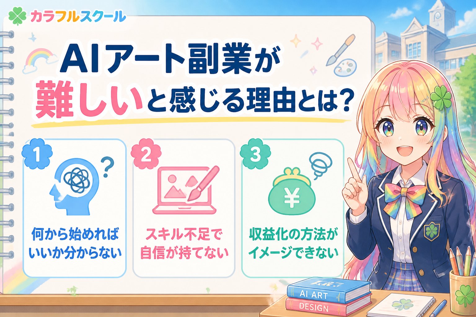 副業・クリエイター AIアート副業が難しいと感じる理由とは?
