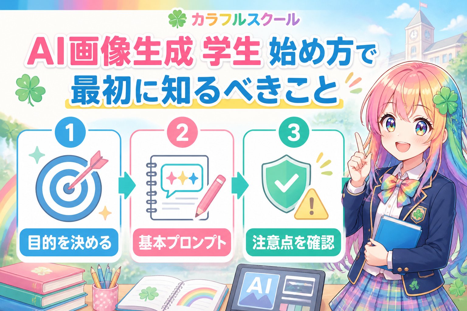 AI画像生成 AI画像生成 学生 始め方で最初に知るべきこと