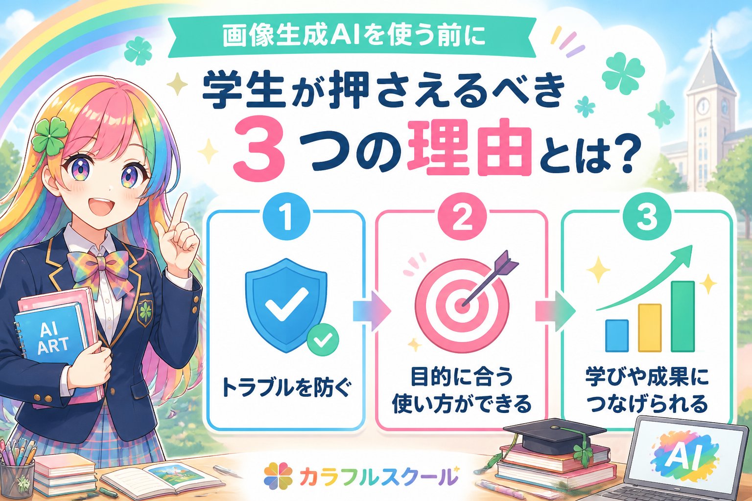 AI画像生成 画像生成AIを使う前に学生が押さえるべき3つの理由とは？