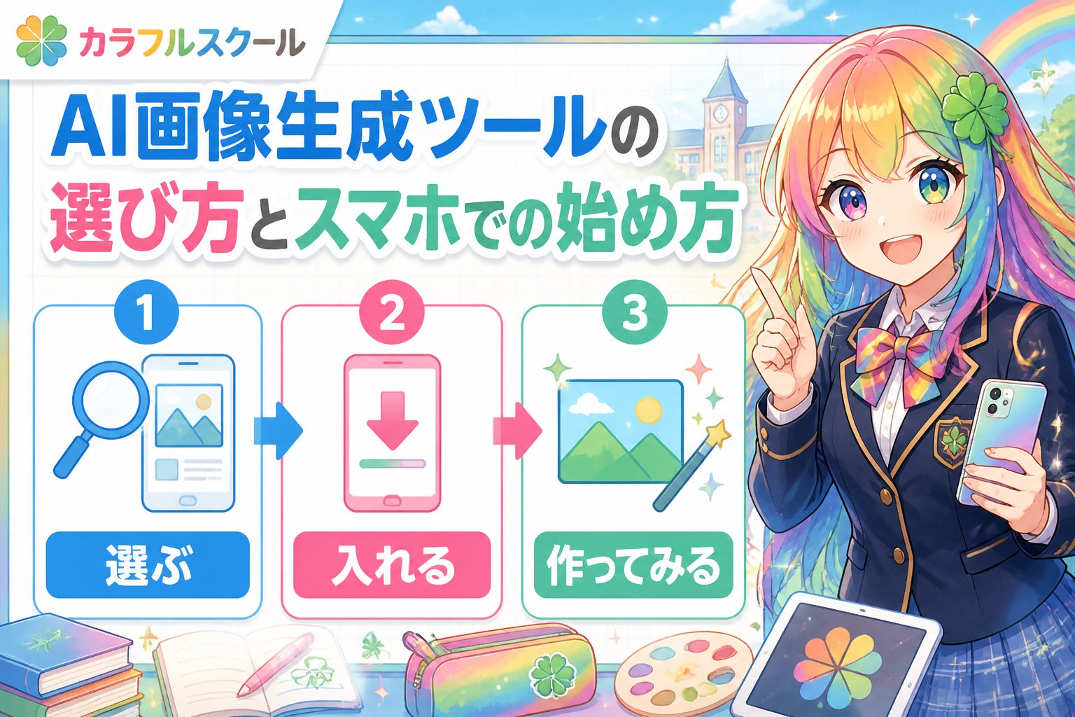 AI画像生成 AI画像生成ツールの選び方とスマホでの始め方