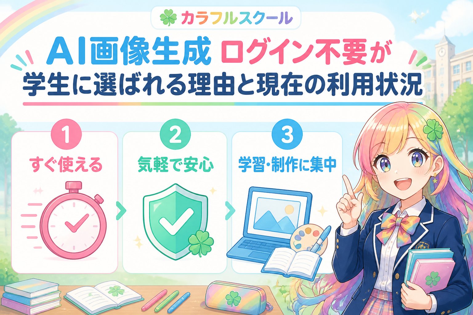 gsc_priority AI画像生成 ログイン不要が学生に選ばれる理由と現在の利用状況