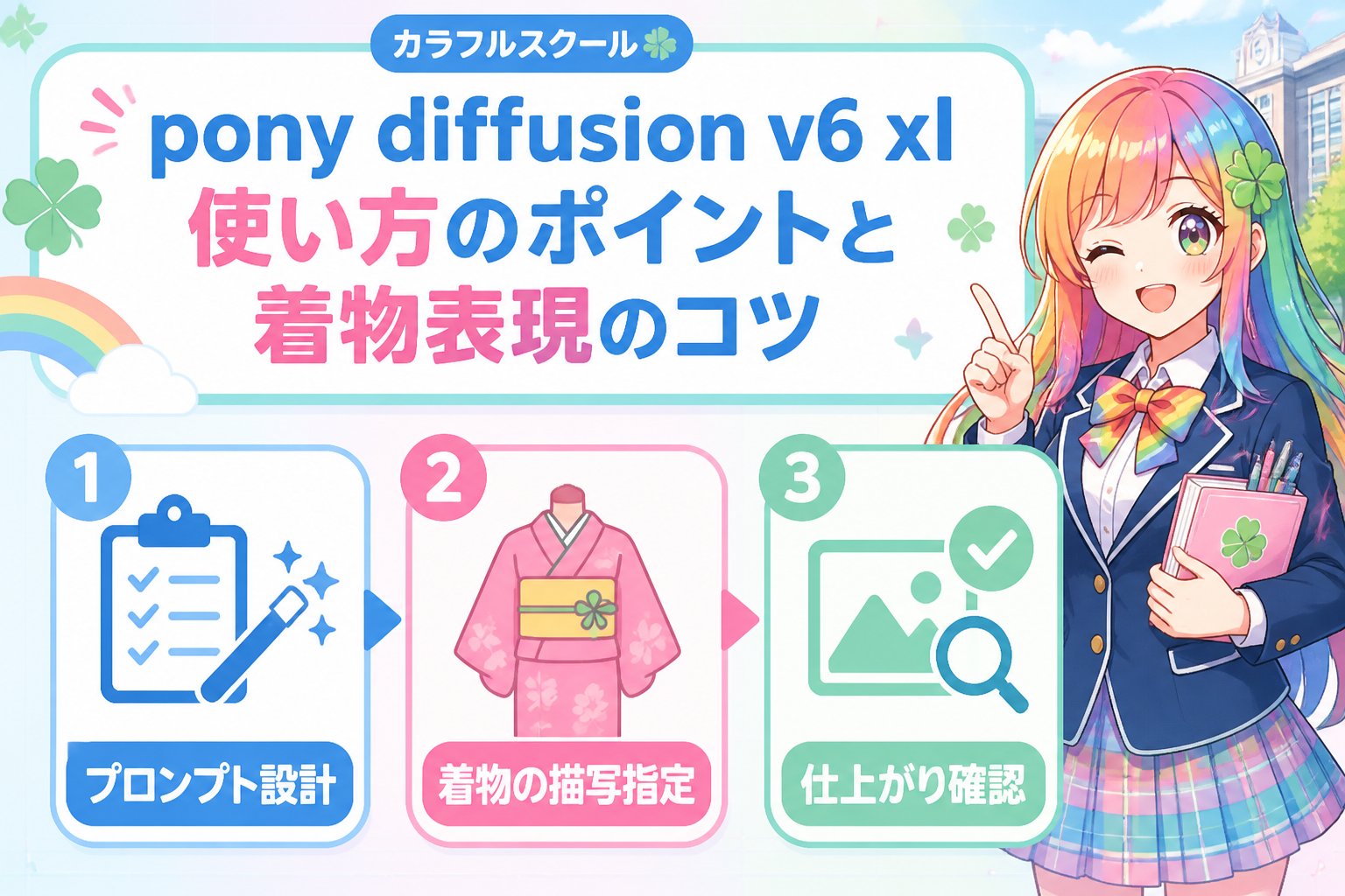 gsc_priority pony diffusion v6 xl 使い方のポイントと着物表現のコツ