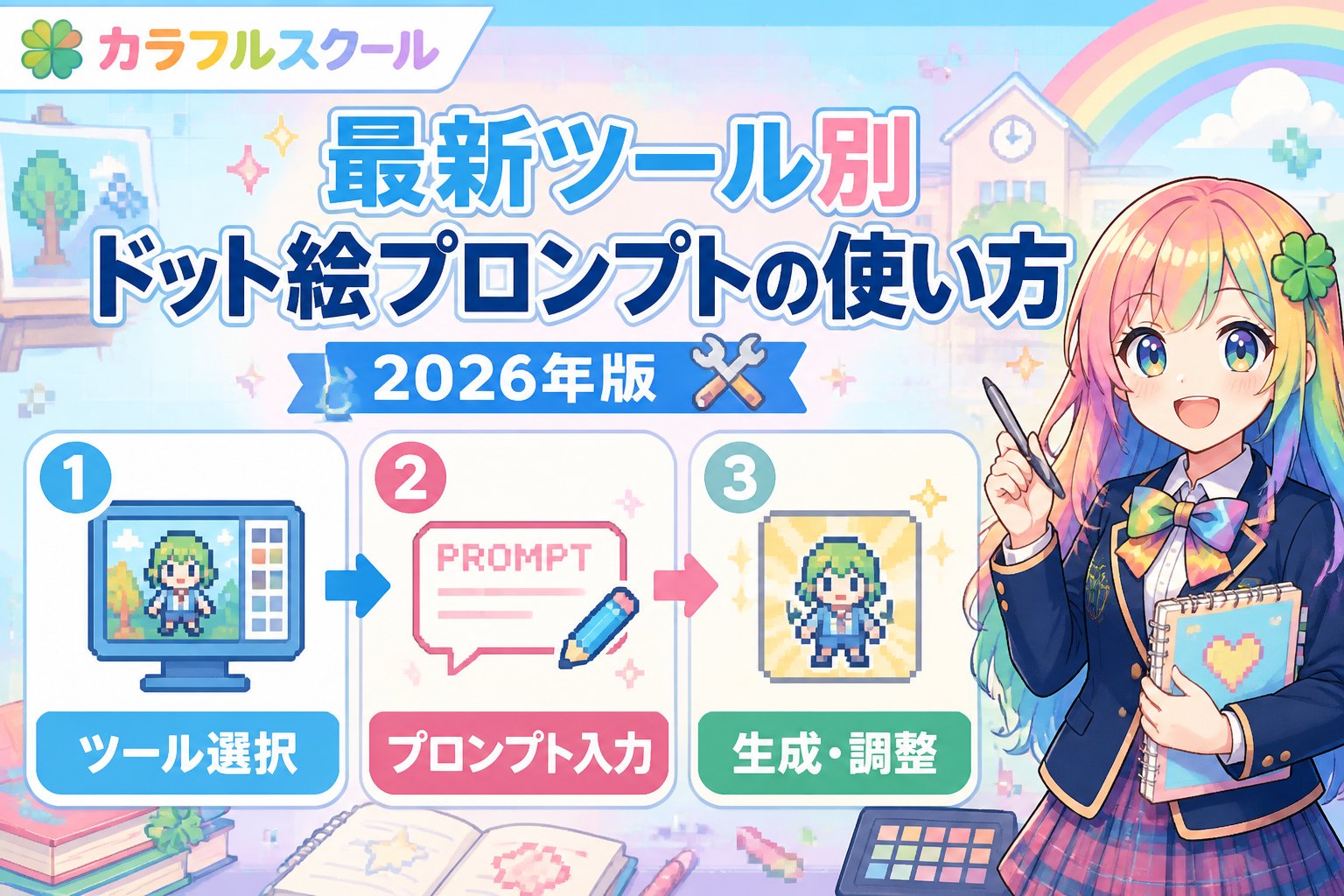 gsc_priority 最新ツール別ドット絵プロンプトの使い方2026年版🛠️