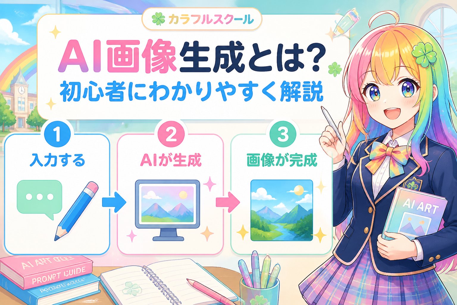 AI画像生成 AI画像生成とは？初心者にわかりやすく解説