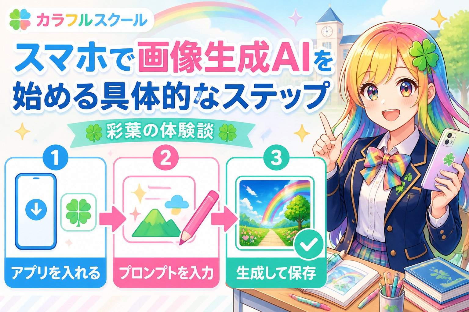 AI画像生成 スマホで画像生成AIを始める具体的なステップと彩葉の体験談
