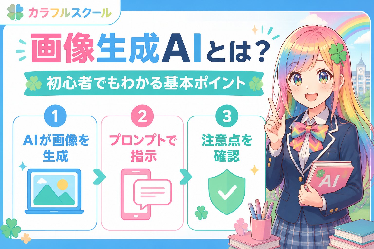 AI画像生成 画像生成AIとは？初心者でもわかる基本ポイント