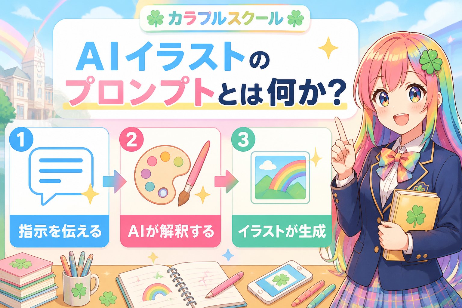 AI画像生成 AIイラストのプロンプトとは何か?初心者にわかりやすく解説