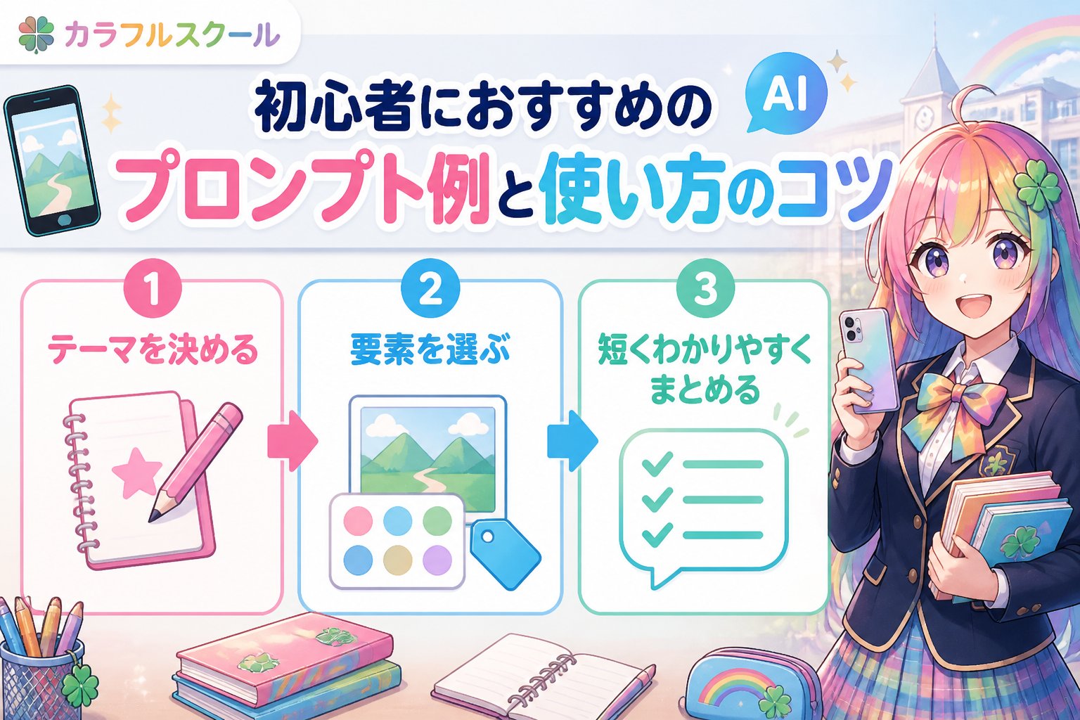 AI画像生成 初心者におすすめのプロンプト例と使い方のコツ