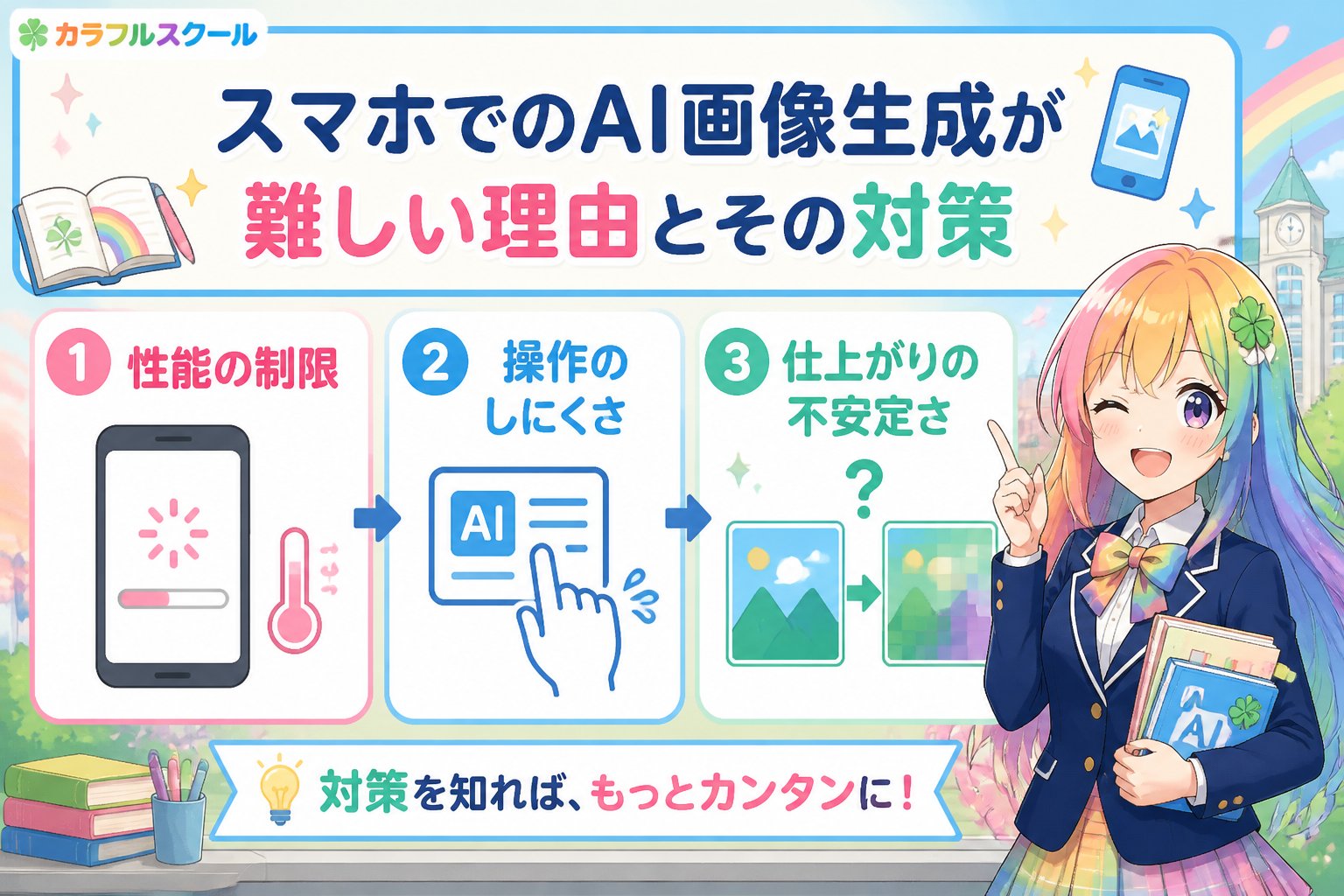AI画像生成 スマホでのAI画像生成が難しい理由とその対策