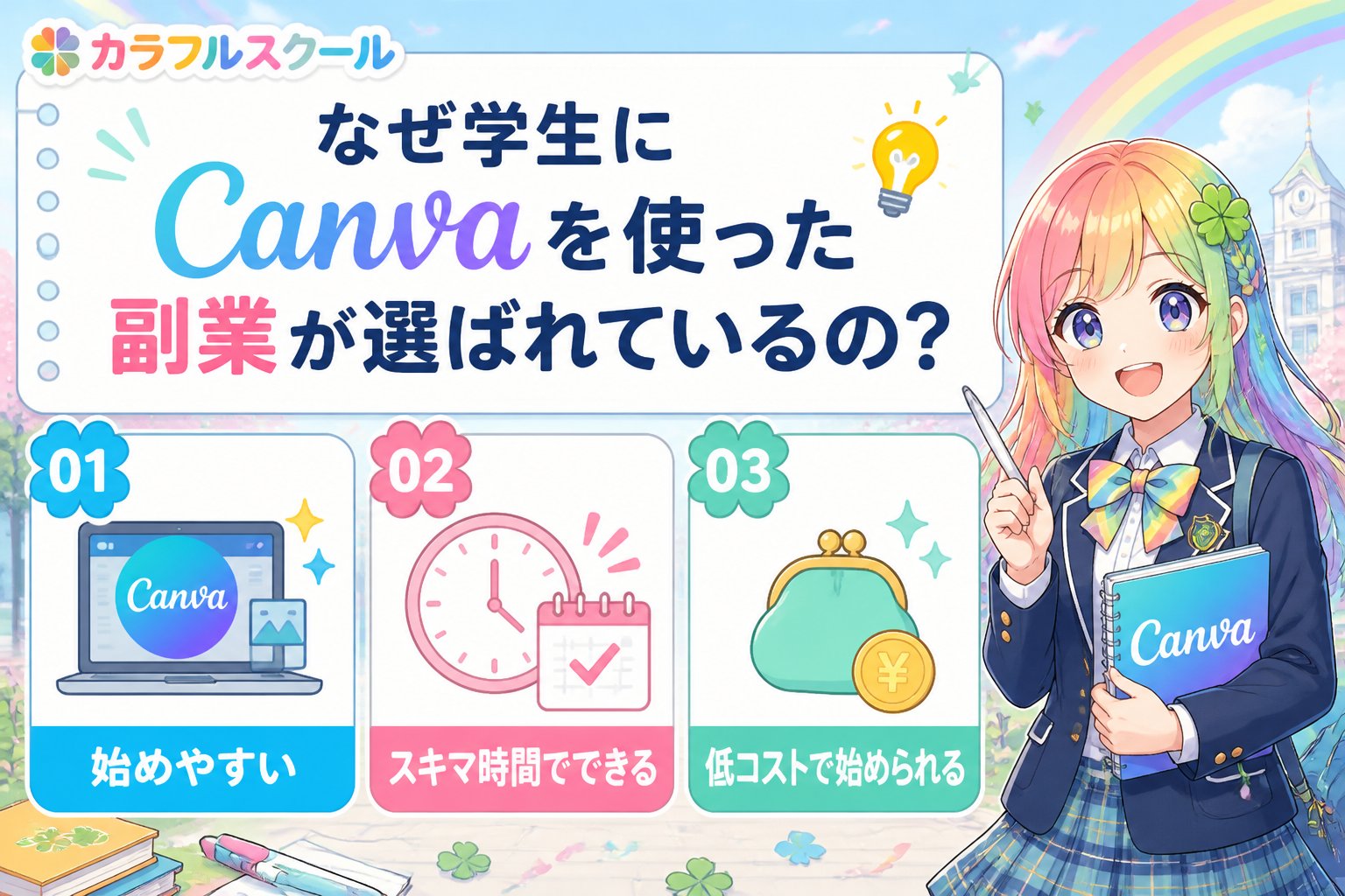 副業・クリエイター なぜ学生にCanvaを使った副業が選ばれているの？