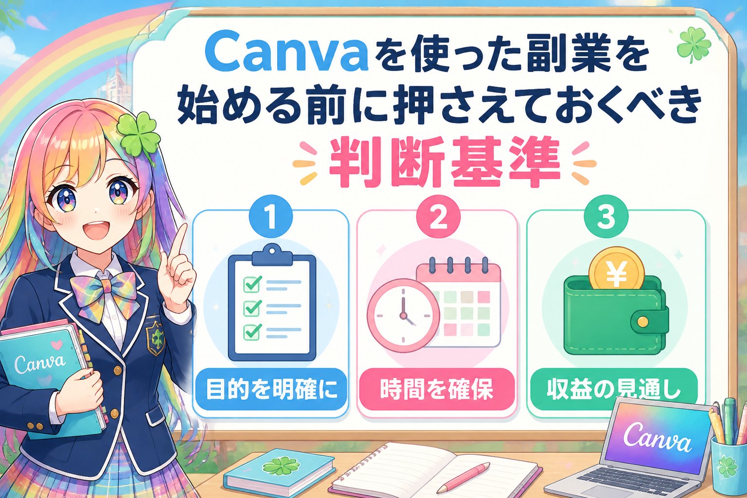 副業・クリエイター Canvaを使った副業を始める前に押さえておくべき判断基準