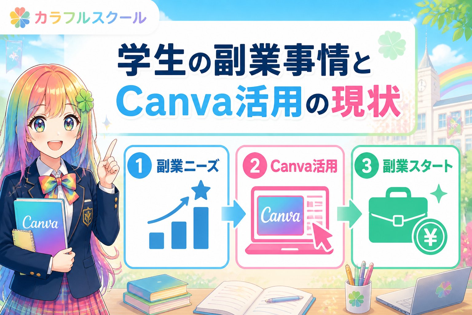 副業・クリエイター 学生の副業事情とCanva活用の現状