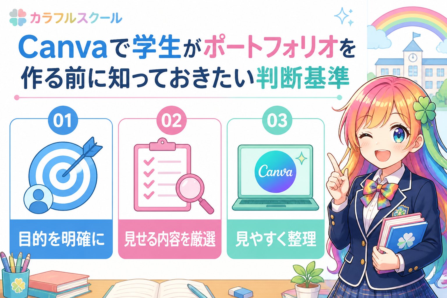 副業・クリエイター Canvaで学生がポートフォリオを作る前に知っておきたい判断基準