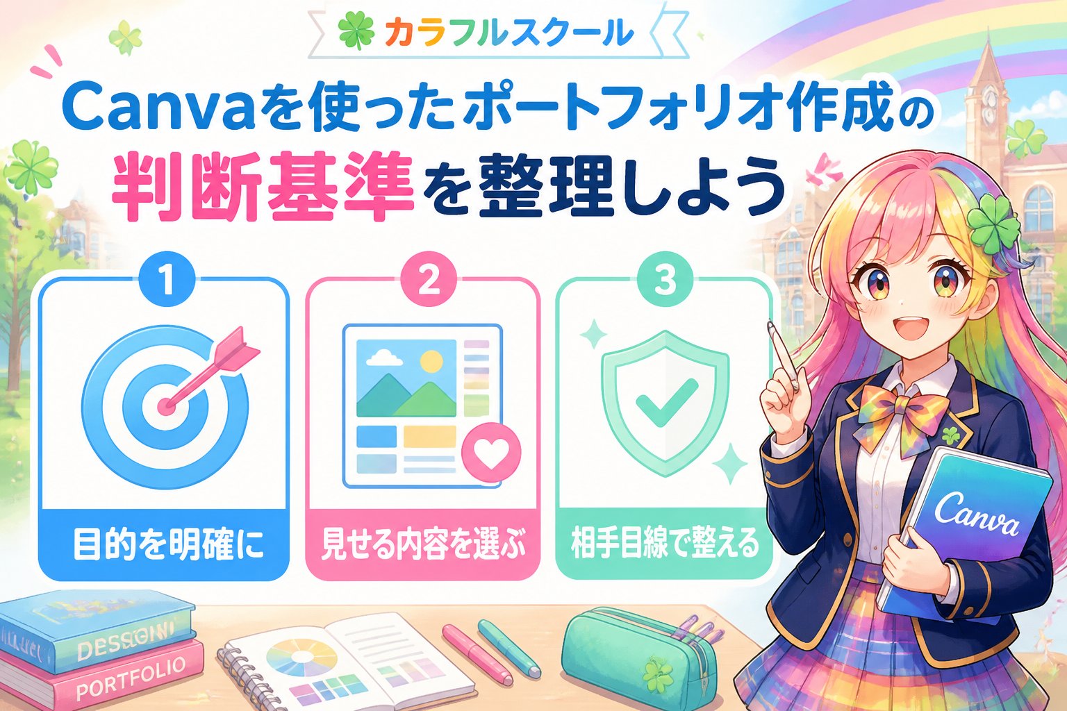 副業・クリエイター Canvaを使ったポートフォリオ作成の判断基準を整理しよう