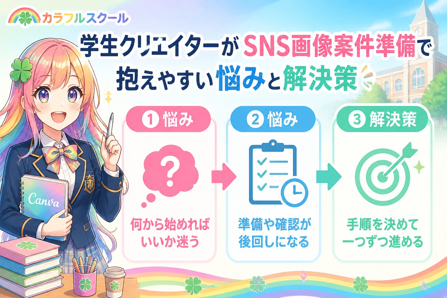 副業・クリエイター 学生クリエイターがSNS画像案件準備で抱えやすい悩みと解決策