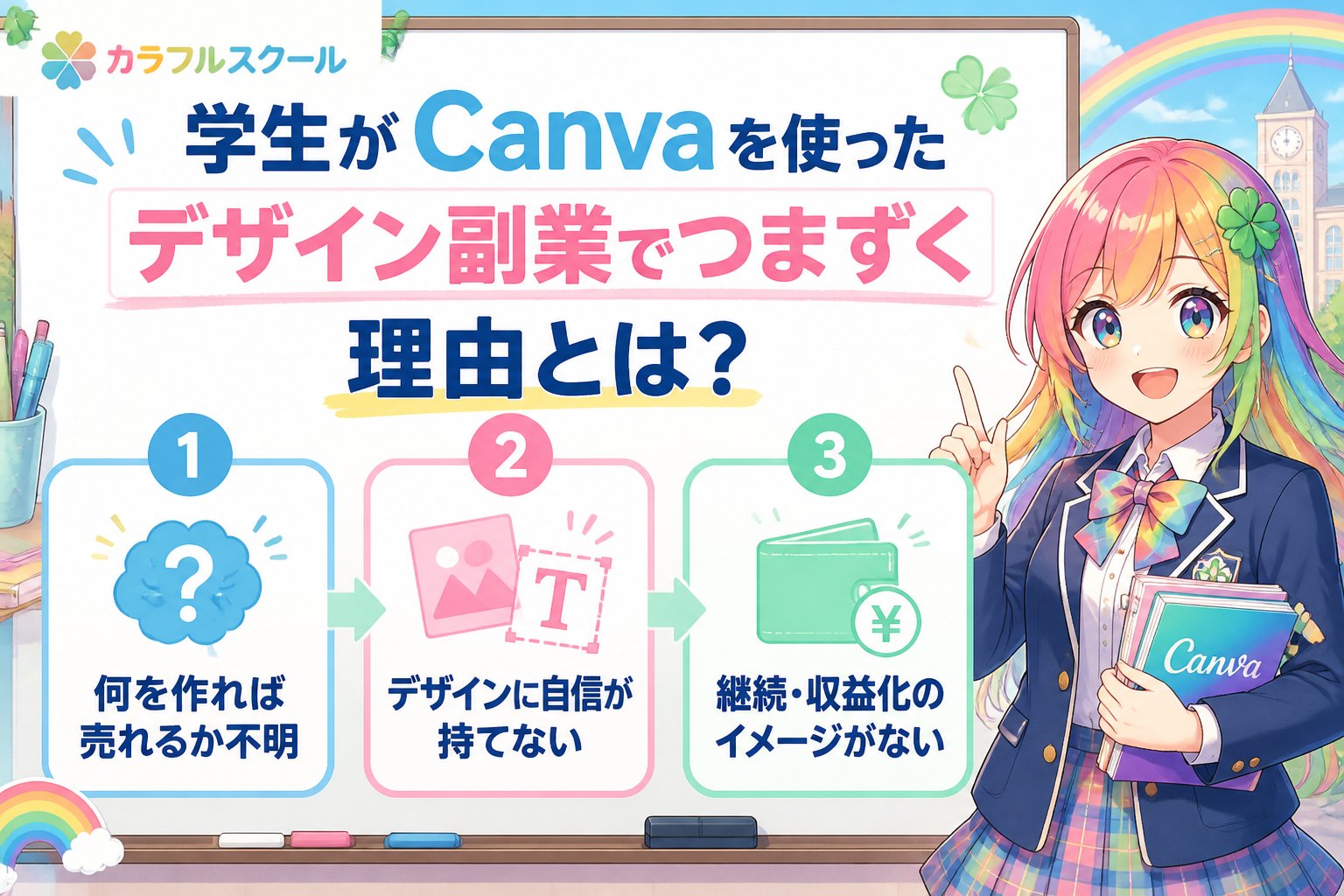 学生クリエイター 学生がCanvaを使ったデザイン学習でつまずく理由とは？