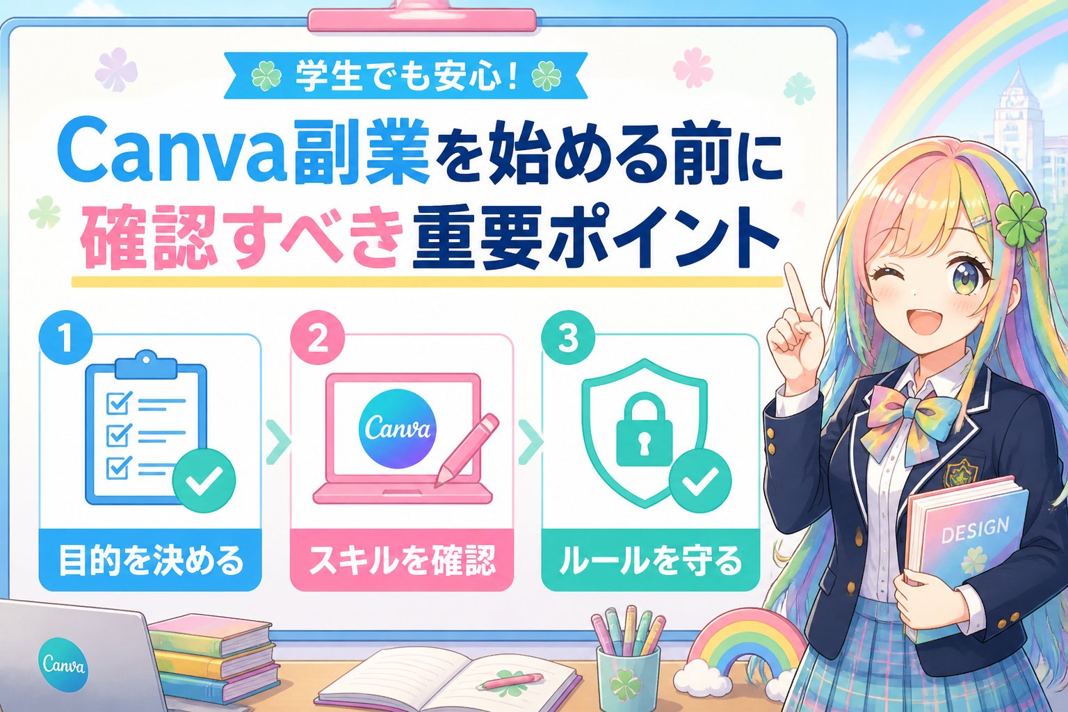 副業・クリエイター Canva副業を始める前に確認すべき重要ポイント