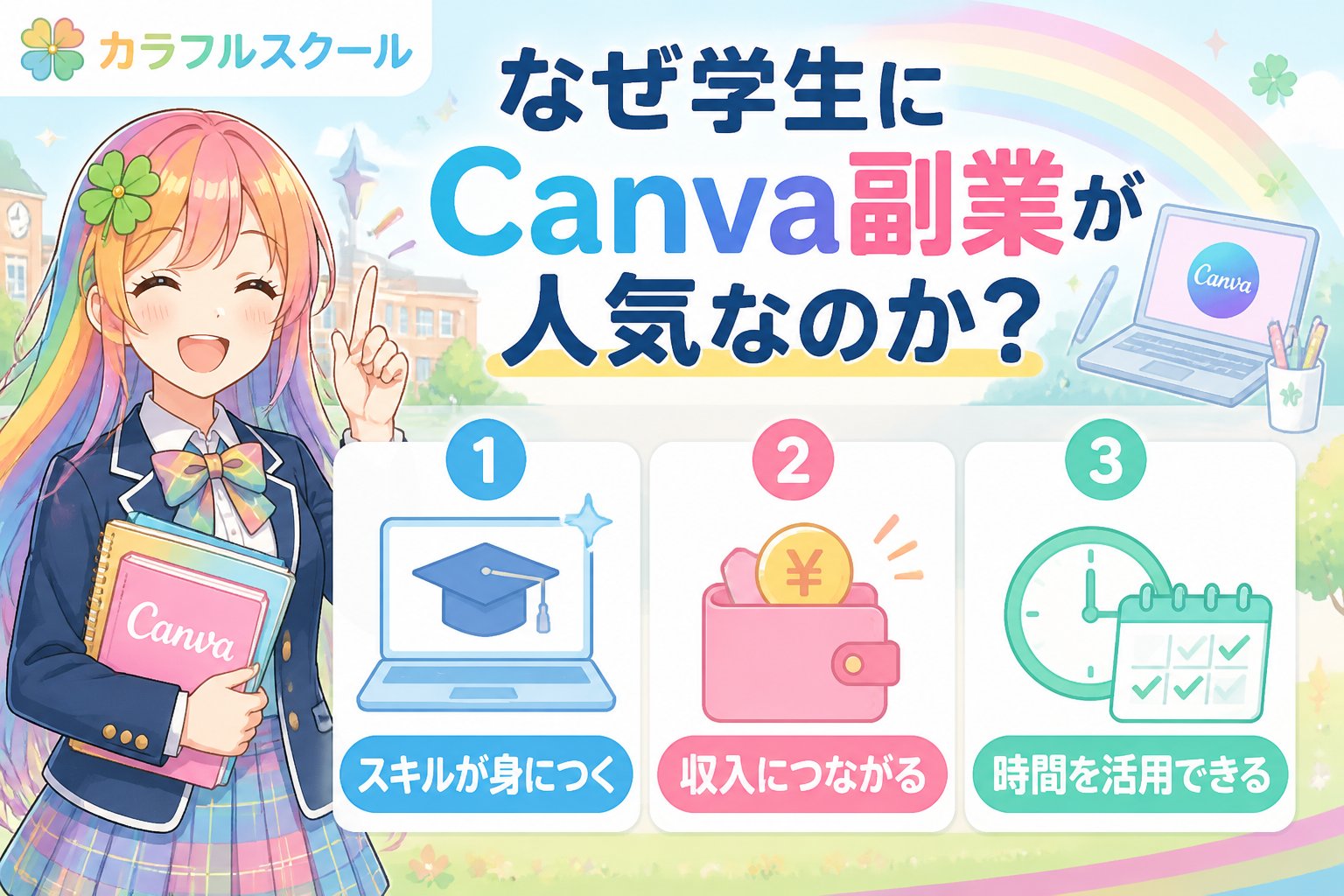 副業・クリエイター なぜ学生にCanva副業が人気なのか？現状と理由