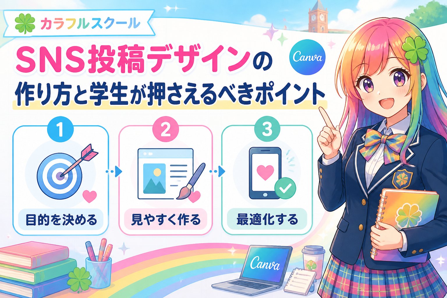 副業・クリエイター SNS投稿デザインの作り方と学生が押さえるべきポイント