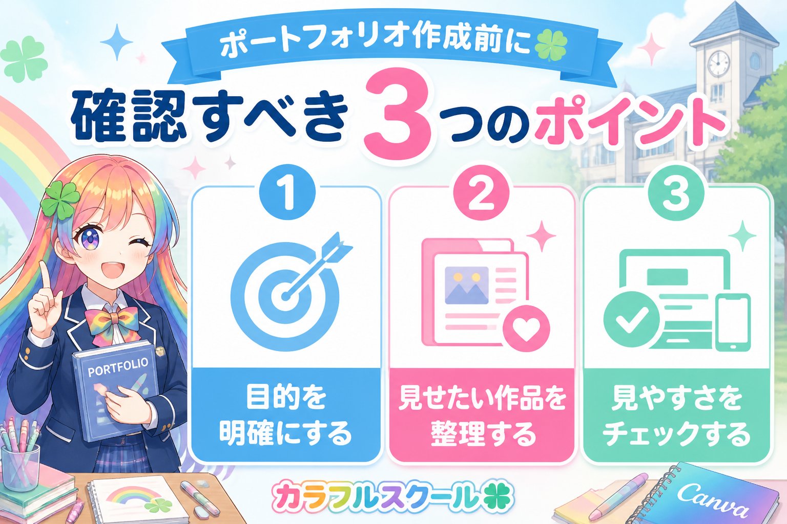 副業・クリエイター ポートフォリオ作成前に確認すべき3つのポイント