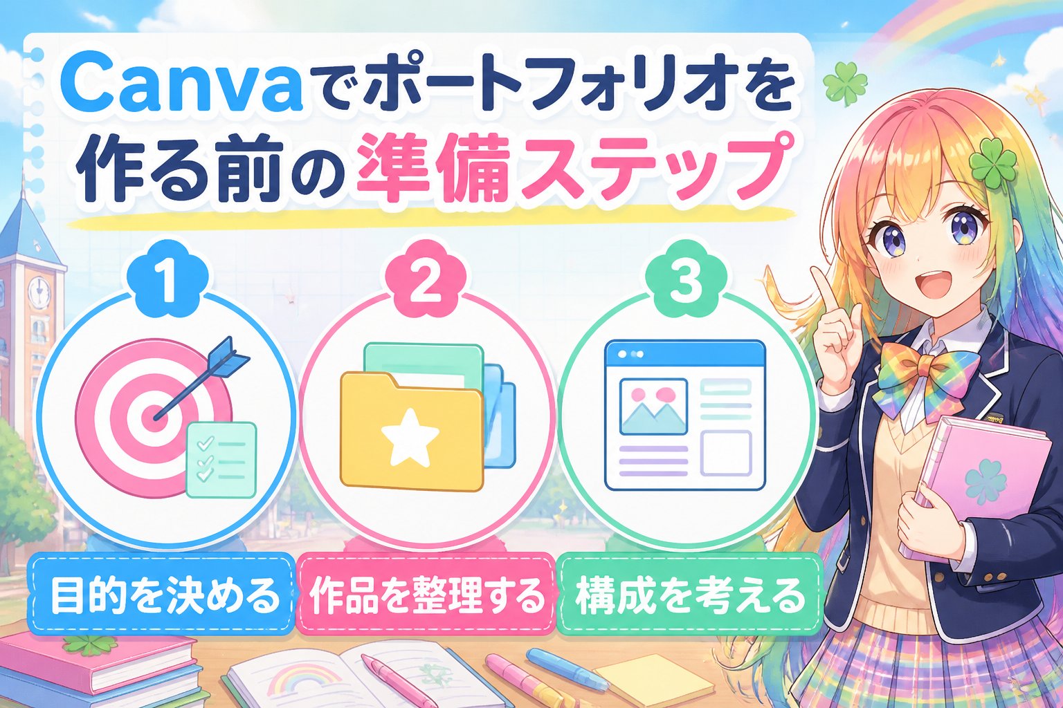 副業・クリエイター Canvaでポートフォリオを作る前の準備ステップ