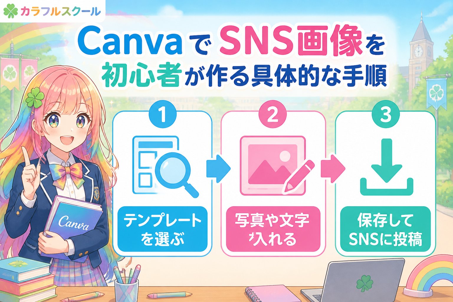 副業・クリエイター CanvaでSNS画像を初心者が作る具体的な手順