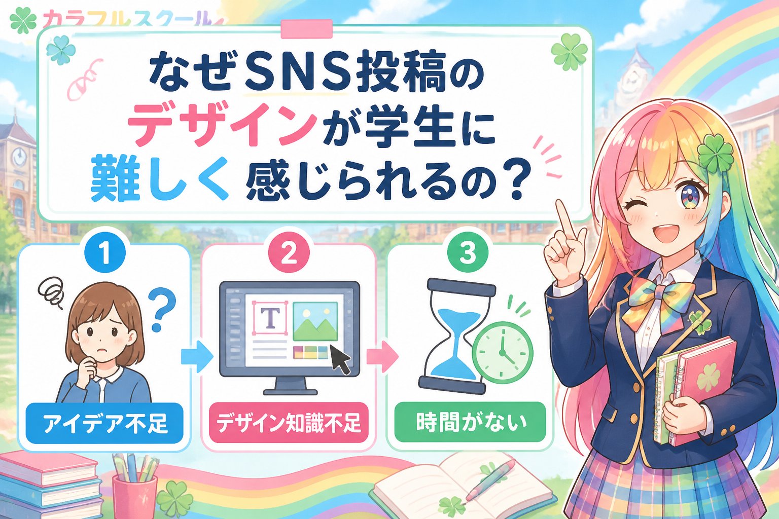 副業・クリエイター なぜSNS投稿のデザインが学生に難しく感じられるの？