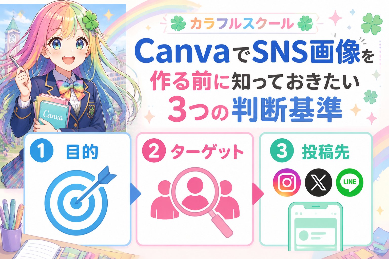 副業・クリエイター CanvaでSNS画像を作る前に知っておきたい3つの判断基準
