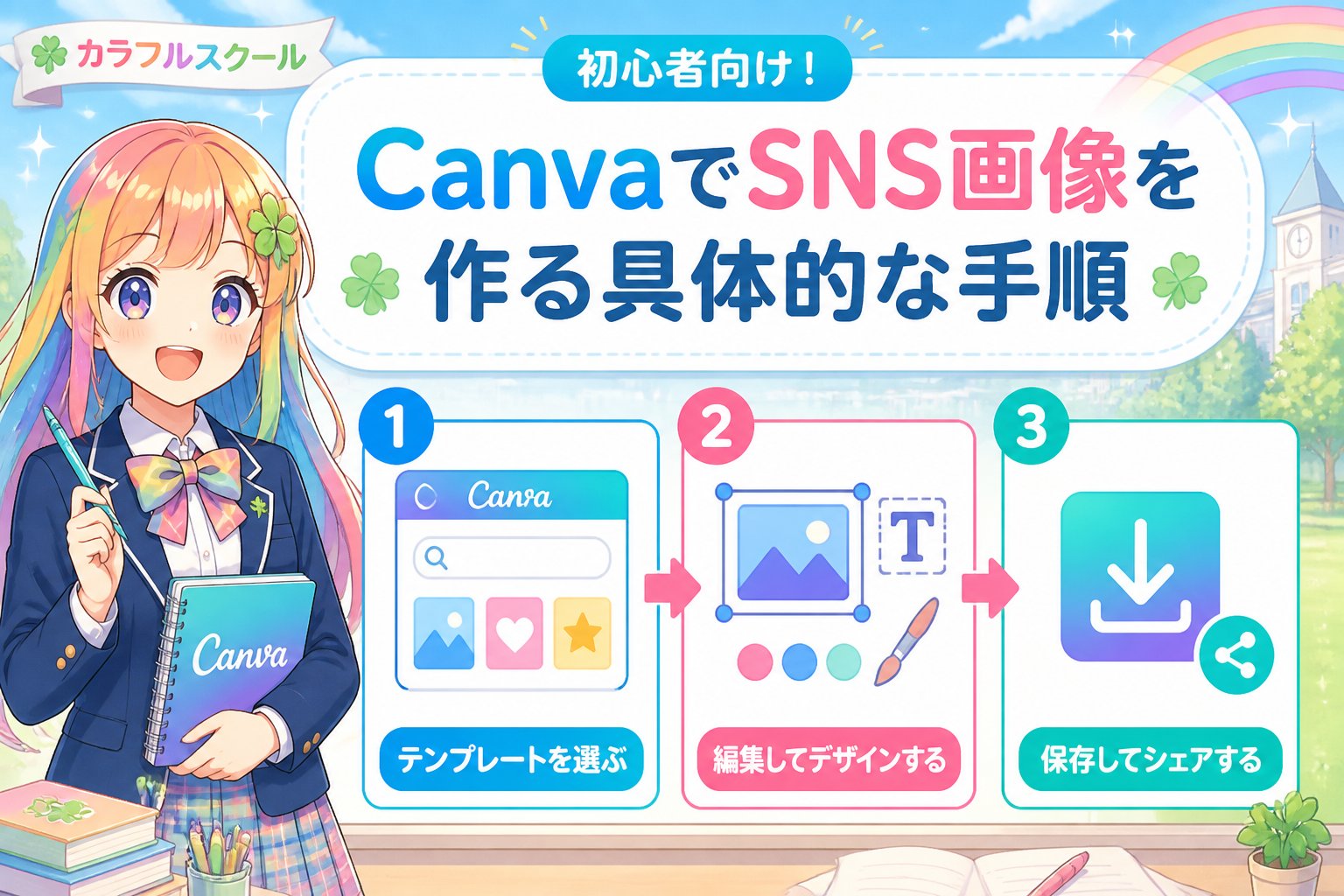 副業・クリエイター CanvaでSNS画像を初心者が作る具体的な手順