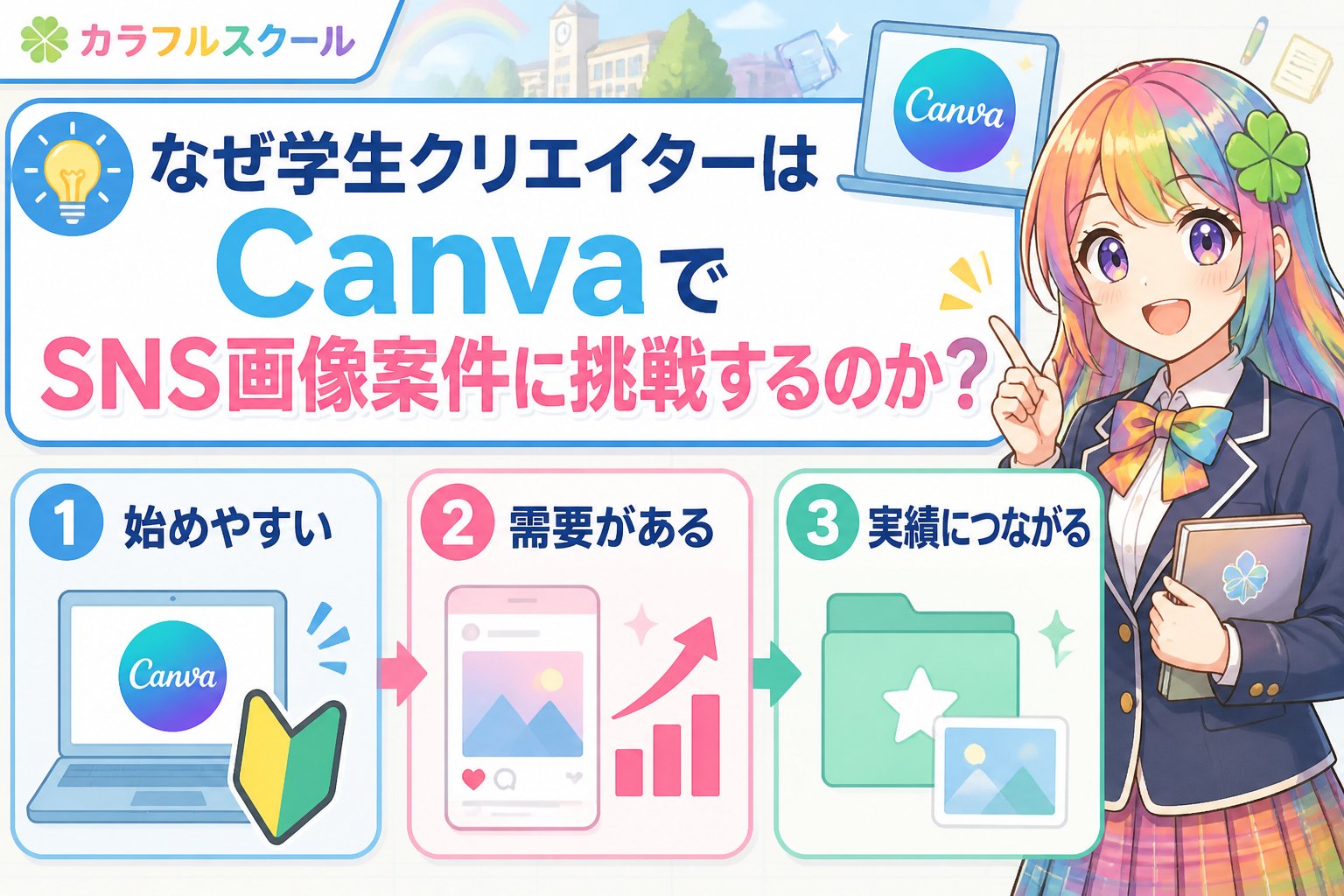 副業・クリエイター なぜ学生クリエイターはCanvaでSNS画像案件に挑戦するのか？