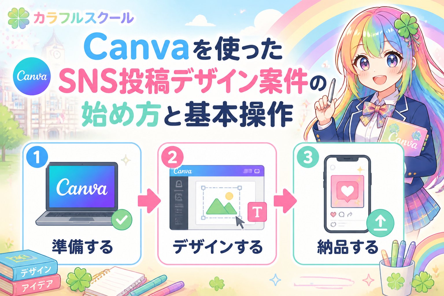 副業・クリエイター Canvaを使ったSNS投稿デザイン案件の始め方と基本操作