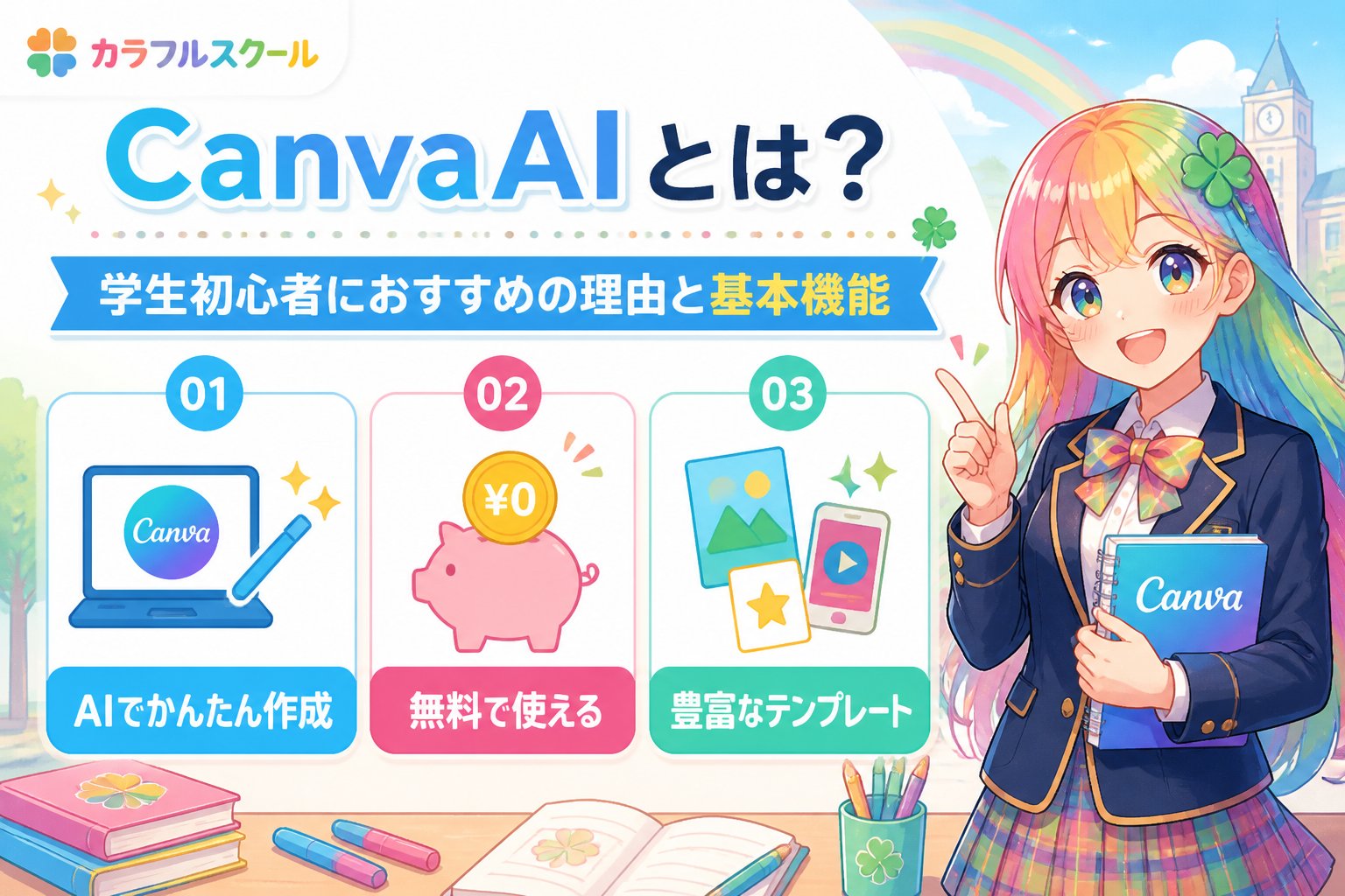 副業・クリエイター CanvaAIとは？学生初心者におすすめの理由と基本機能